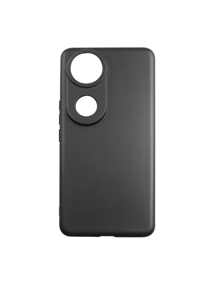 Protective Cover For Vivo V50 , Slim Fit Soft  Back TPU Case Flexible Silicone Cover Compatible For Vivo V50 - Black